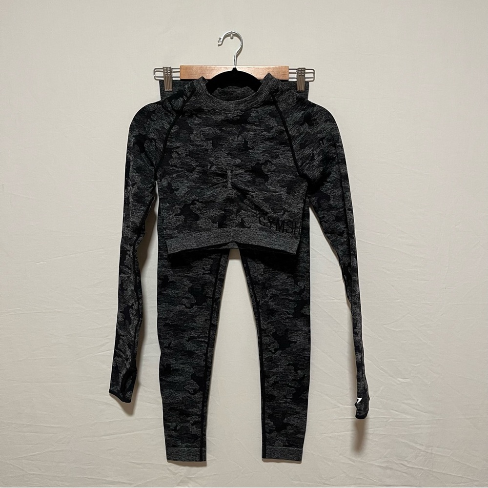 Gymshark camo seamless set